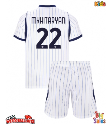 Inter Milan Henrikh Mkhitaryan #22 Replica Away Stadium Kit for Kids 2026-27 Short Sleeve (+ pants)